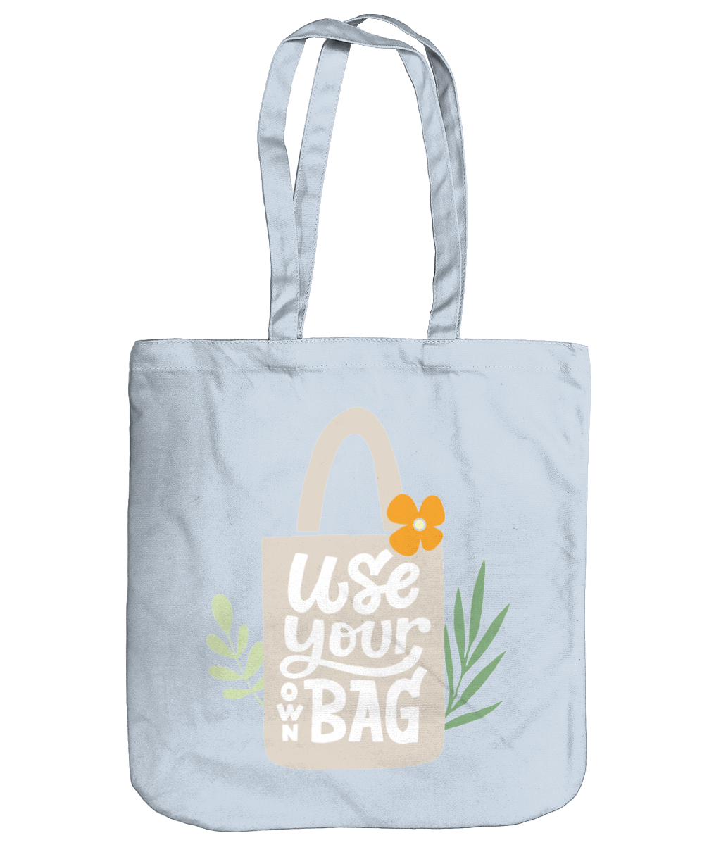 Use Your Own Bag EarthAware Organic Spring Tote pastel blue