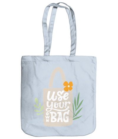 Use Your Own Bag EarthAware Organic Spring Tote pastel blue