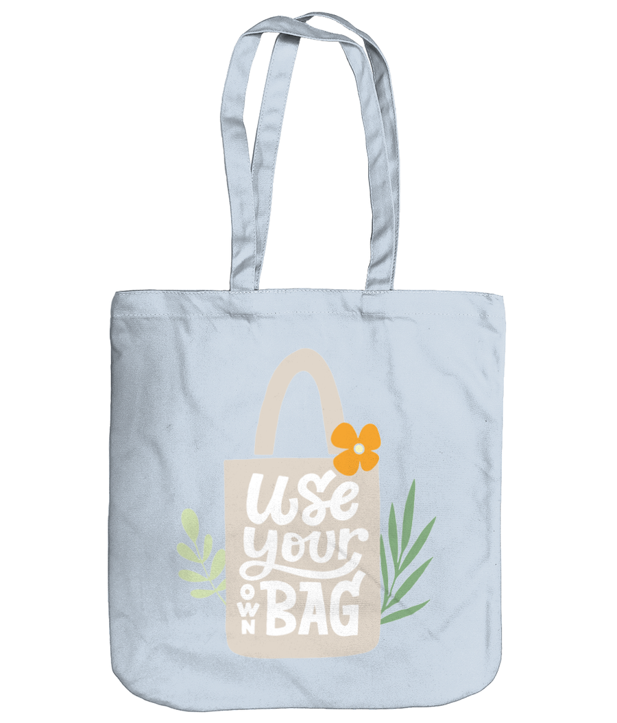 Use Your Own Bag EarthAware Organic Spring Tote pastel blue