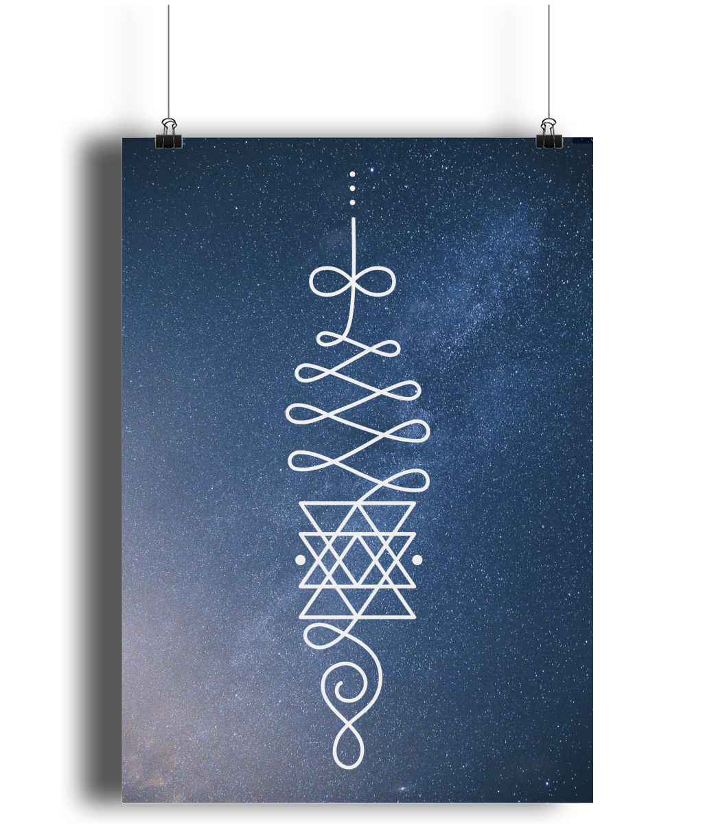 "Profound" -  Unalome A4 Fine Art Bamboo Print