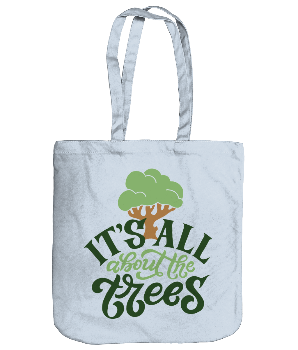 It's All About The Trees EarthAware Organic Spring Tote - pastel blue