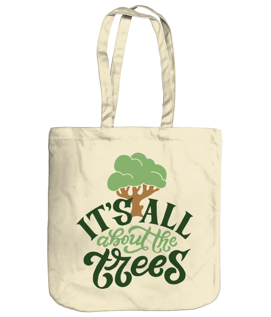 It's All About The Trees EarthAware Organic Spring Tote - natural