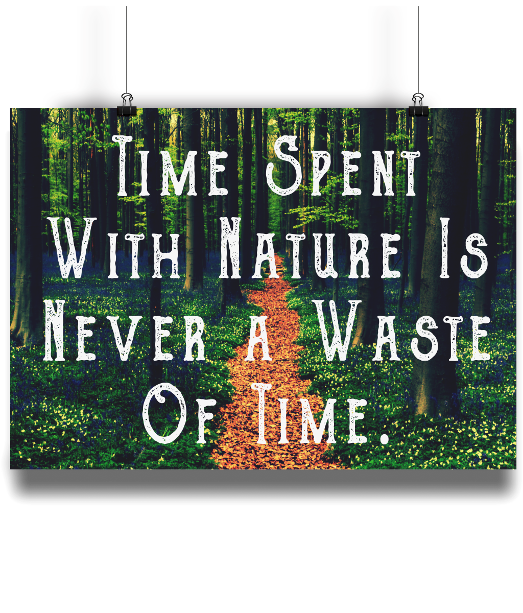 Time Spent With Nature - A4 Fine Art Bamboo Print