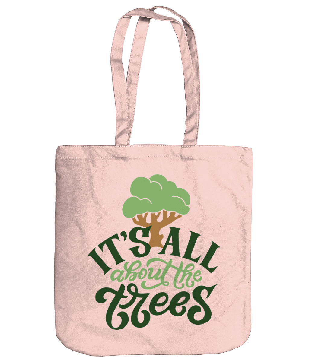 It's All About The Trees EarthAware Organic Spring Tote - pastel pink