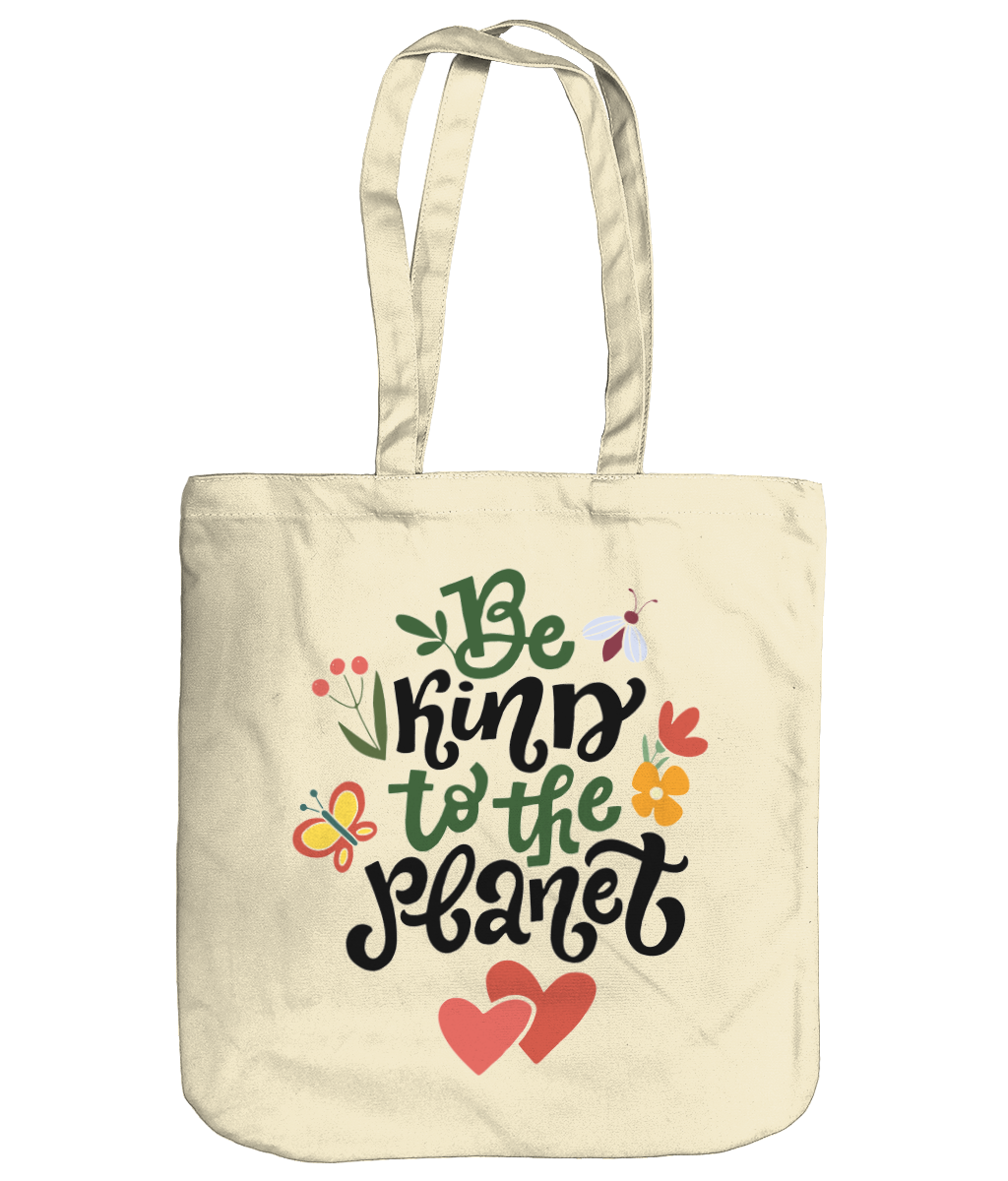 Be Kind To The Planet EarthAware Organic Spring Tote - natural