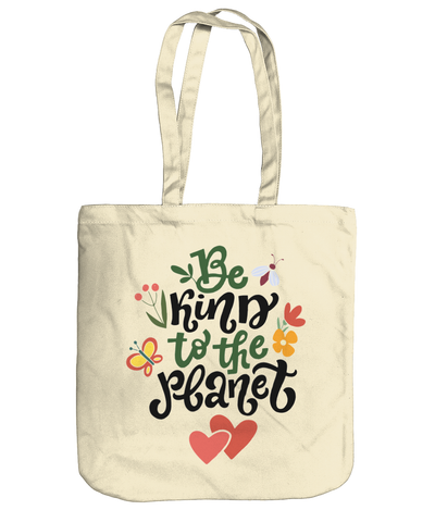 Be Kind To The Planet EarthAware Organic Spring Tote - natural