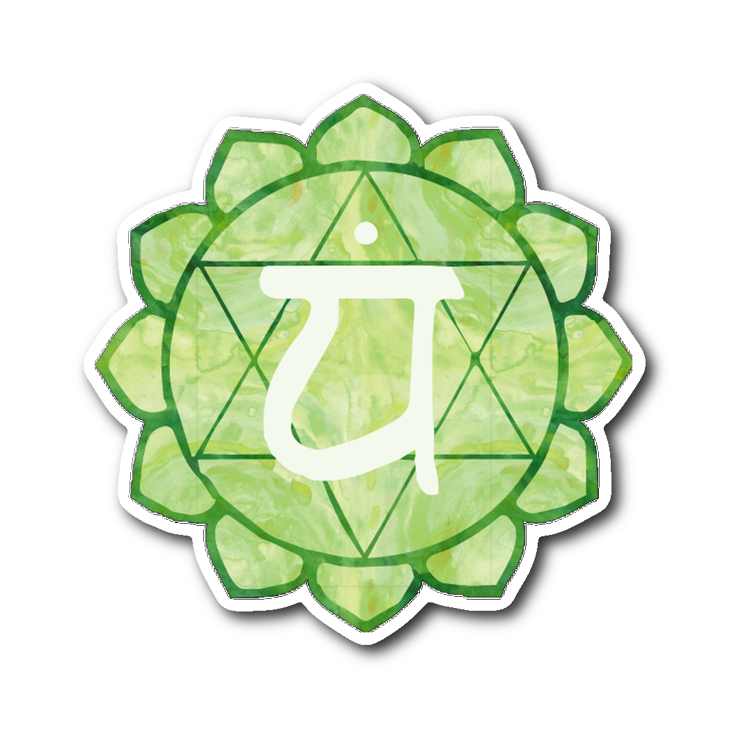 Anahata Chakra  Die-Cut Vinyl Sticker