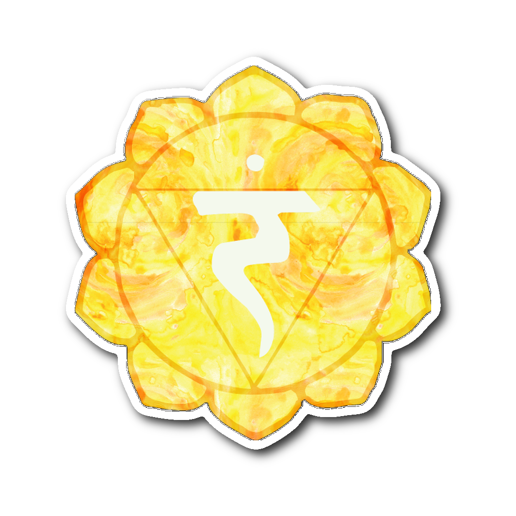 Manipura Chakra Die-Cut Vinyl Sticker