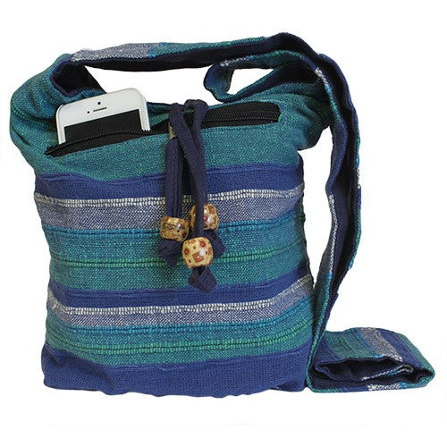 Blue Rivers Hand Made Nepal Sling Bag
