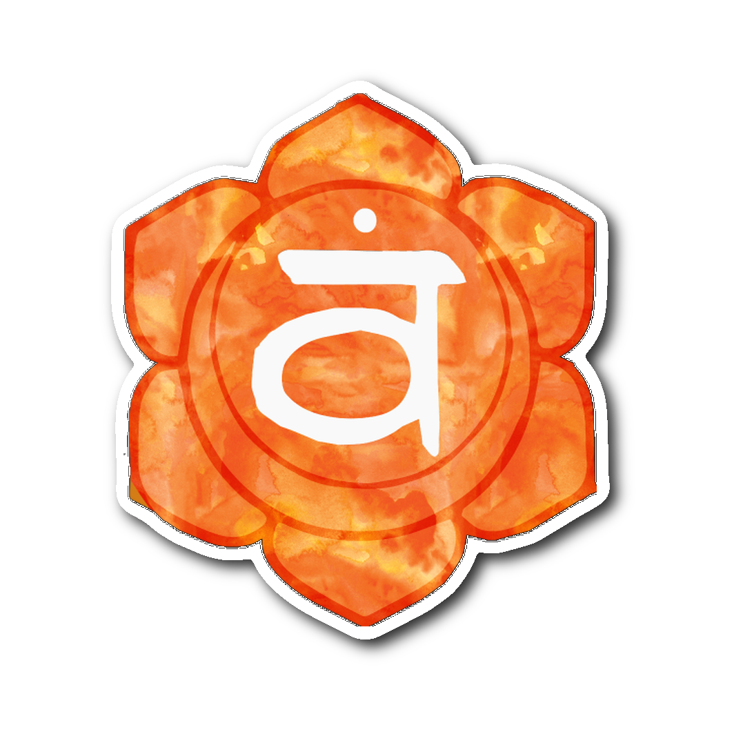 SVADHISHTHANA Chakra Die-Cut Vinyl Sticker