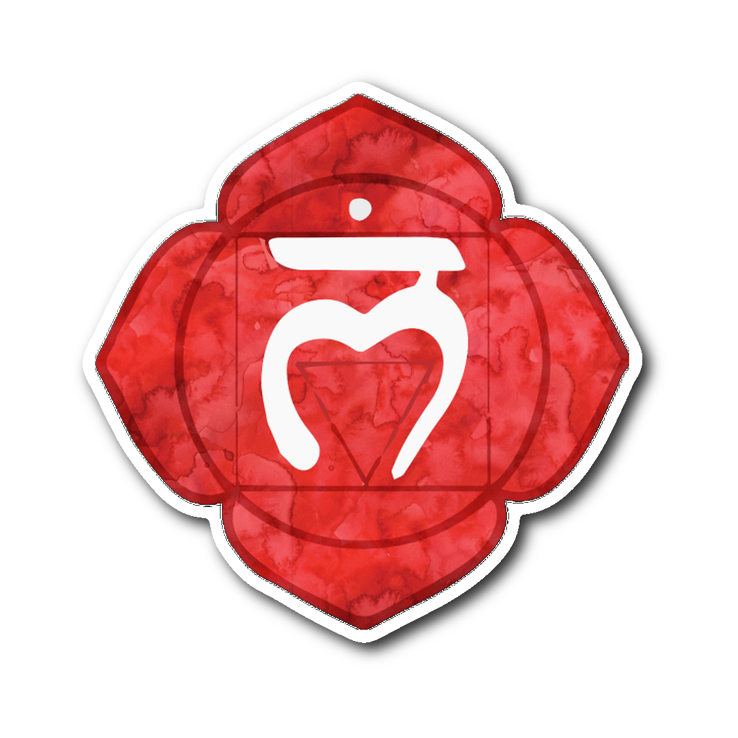 MULADHARA Chakra Die-Cut Vinyl Sticker
