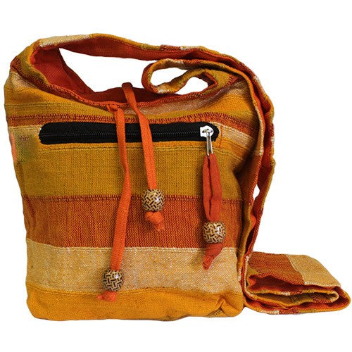 Sunrise Orange Nepal Sling Bag