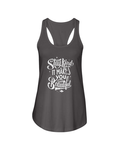 Stay Kind Next Level Ladies Racerback Tank