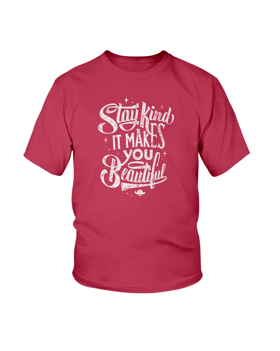 Stay Kind Hanes Youth Beefy-T