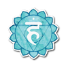 Vishuddha Chakra Die Cut Vinyl Sticker